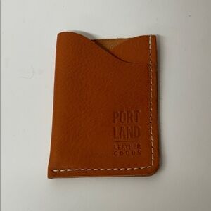Portland Leather Brown Card Holder